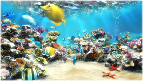 aquarium fish sim screensaver